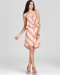 Ella Moss Dress - Juniper Chevron Stripe