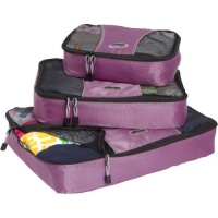 eBags Packing Cubes - 3pc Set (Eggplant)