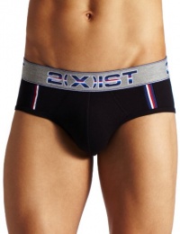 2(x)ist Men's Athletic Contour Pouch Brief, Black, Small