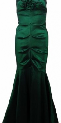 Xscape by Joanna Chen Women's Taffeta Mermaid Dress Hemp Green