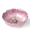 As fresh as a flower, Carole Shiber's cheery pink Pansy serving bowl will have you craving spring. Dishwasher-safe earthenware means you can freshen up the casual table or entertain guests with ease. (Clearance)