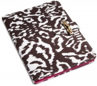 Diane von Furstenberg Kasi Canvas Clutch for Kindle (Fits 6 Display, 2nd Generation Kindle) Ikat Choco Print