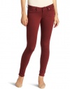 dollhouse Juniors Rocker Skinny Jegging, Burgundy, 11