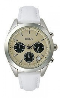 DKNY Chronograph with Date Leather Strap Women's watch #NY8767