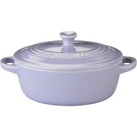 Le Creuset Stoneware 12-Ounce Mini Oval Cocotte, Lilac