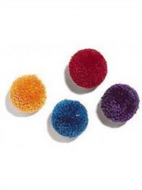 Ethical Wool Pom Poms with Catnip Cat Toy, 4-Pack