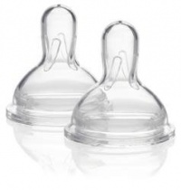 Medela Slow Flow Wide Base Nipple, 3pk/0-4 months