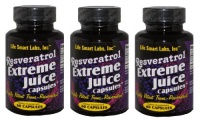 500 MG Resveratrol Extreme Juice Capsules Resveratrol Juice capsules TM 3 Months 180 pills HIGHLY POTENT Pure Resveratrol pills. 3 MONTH GUARANTEE. TWICE AS POTENT AS many RESVERATROL, Resveratrol Juice Extreme