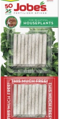 Jobe's 5001T Houseplant Indoor Fertilizer Food Spikes, 50 Pack