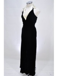 Lauren Ralph Lauren V-neck Collar Sheath Gown (14)