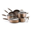 Anolon Advanced Bronze Collection Hard Anodized Nonstick 10-Piece Cookware Set