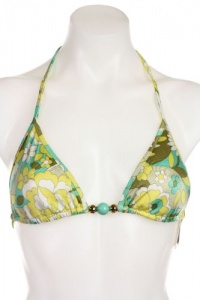 Milly Cabana Women's Biarritz Triangle String Bikini Top, Small