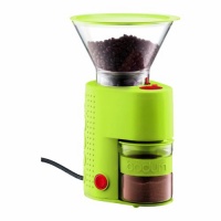 Bodum Bistro Electric Burr Coffee Grinder, Green