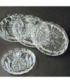 Set of 4 Crystal Pineapple Coasters by Shannon