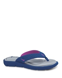 A comfortable, casual thong sandal from Nike.