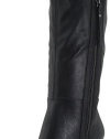 Unlisted Women's Tuck Stop Boot,Black Polyurethane,10 M US