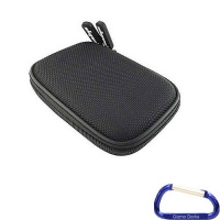 Gizmo Dorks Hard EVA Cover Case (Black) with Carabiner Key Chain for the Garmin Nuvi 3450, 3450 LM, 3490 LMT