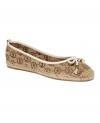 MICHAEL Michael Kors leaves his mark on the beach-chic classic Meg espadrille flats.