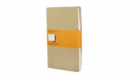 Moleskine Ruled Cahier Journal Kraft Large: set of 3 Ruled Journals (Moleskine Cahier)