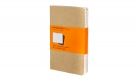 Moleskine Ruled Cahier Journal Kraft Pocket: set of 3 Ruled Journals (Moleskine Cahier)