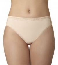 On Gossamer Women's Cabana Hi Cut Underwear, Champagne, X-Large