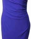 Lauren Ralph Lauren Women's Laurel Drive Jersey Dress 16 Cannes Blue