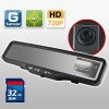 HD CAR DVR Rear View Mirror G SENSOR 32GB SD card accident camera video recorder HDVR-150