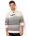 Dress in classic comfort with a cotton sweater from Nautica.