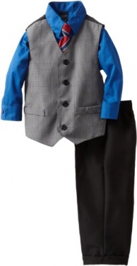 Nautica Dress Up Boys 2-7 Vest Set, Dark Blue, 5