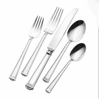 Tuttle la Preference Sterling Pantheon 5-Piece Flatware Place Setting, Continental Size