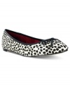 Cute animal prints give the Allison flats by Mia an added edge.