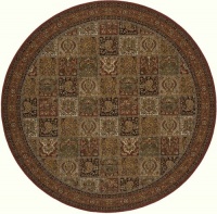 Area Rug 8x8 Round Traditional Multi Color Color - Momeni Persian Garden Rug from RugPal