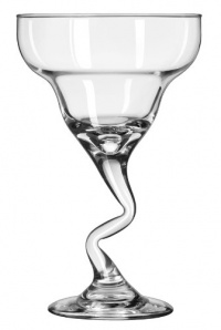 Libbey 12-Ounce Z-Stem Margarita Glass, Clear, 4-Piece