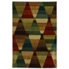 Townhouse Rugs 96-Inch by 120-Inch Area Rug, Kaleidoscope Diamonds