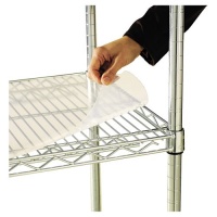 Alera 48-Inch by 18-Inch Clear Plastic Shelf Liners for Wire Shelving, 4-Pack