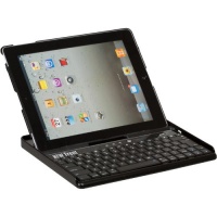 New Trent IMP39B/NT-39B Embassy Keyboard Case for iPad 2, Bluetooth keyboard /w leather finish back cover for Apple iPad 2 3G Tablet, WIFI Model, 16GB, 32GB, 64GB, with three different adjustable angles.