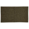 Townhouse Rugs Bethel Carved Solid Green 20 by 34-Inch Rug