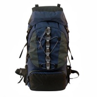 AVS Ul 60 Plus 10 Liter Camping Hiking Backpack Internal Frame Pack Bag Navy