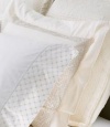 Martha Stewart Trousseau Leaf 300T King Sham