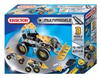 Erector 3 Model Set - 110+ Parts