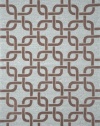 Liora Manne Spello Chains Rug, 8-Feet 3-Inch by 11-Feet 6-Inch, Driftwood