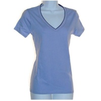 Nautica Sleepwear Womens Short-Sleeve V-Neck Tee