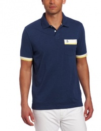 Original Penguin Men's Short Sleeve Slub Colorb Polo