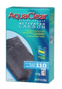 AquaClear 110 Activated Carbon Insert - 9 Ounces