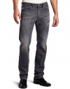 AG Adriano Goldschmied Matchbox Slim Straight Jean in 5 Year Grey Wash, 05 Years Grey Dwight, 34