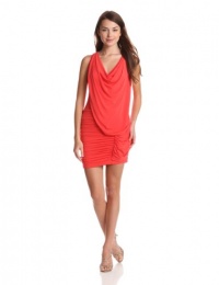 BCBGMAXAZRIA Women's Mirina Knit Cocktail Dress, Poppy, Large