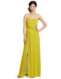 BCBGMAXAZRIA Women's Maryanne Strapless Gown, Dill, X-Small