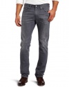 AG Adriano Goldschmied Men's Matchbox Slim Straight Jean, 7 Year Grey, 34