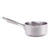 Anolon Chef Clad Stainless Steel 1-Quart Open Saucepan with Pouring Spout