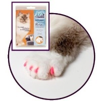 Feline Soft Claws Cat Nail Caps Take-Home Kit, Small, Pink